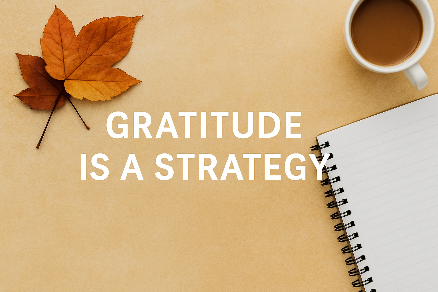 📘 Gratitude Is a Strategy: A Thanksgiving Reflection for Communicators